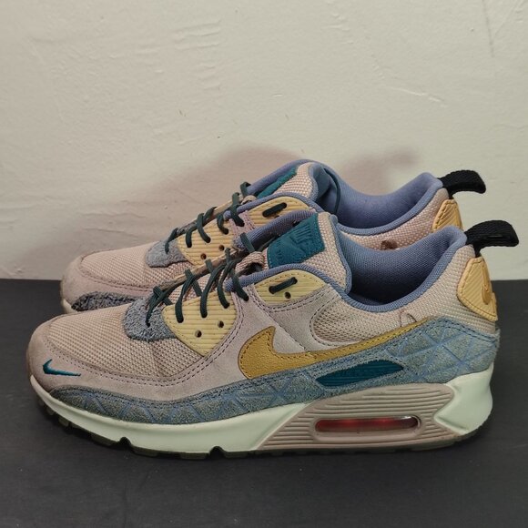Nike Air Max DM6438-292 Womens Size 7.5 90 SE Fossil Stone Ashen Slate Coconut - Picture 8 of 11